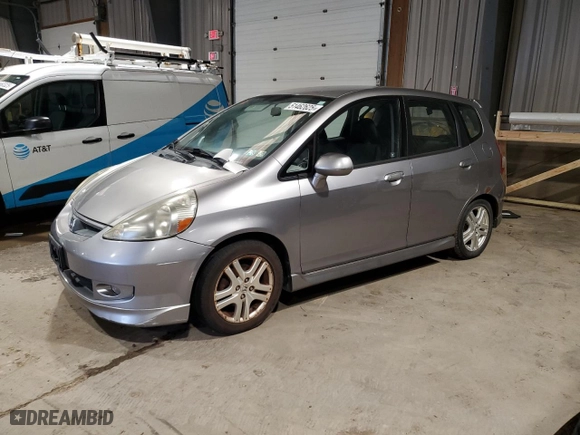 2008 Honda Fit Sport with VIN JHMGD38628S048000, listed as a Copart auction lot 51462625 with 122,765 mi miles and Clean Title. Bid and sale history available at carsss.com. Image 1.