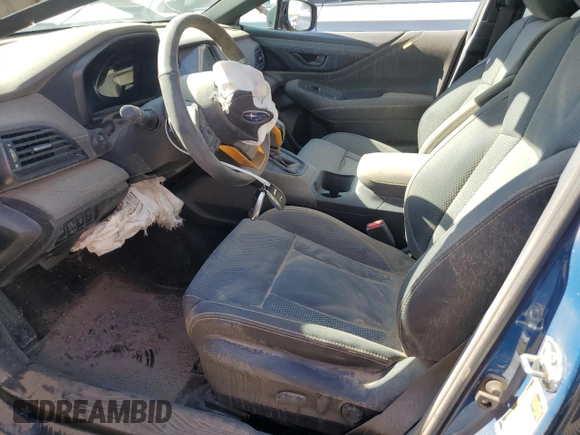 2024 Subaru Outback Wilderness z VIN 4S4BTGUDXR3209923, wystawiony jako Copart lot #58772364 z przebiegiem Nie podano mil oraz Szkoda całkowita • Salvage title. Historia ofert i sprzedaży dostępna na DreamBid. Obrazek 7.
