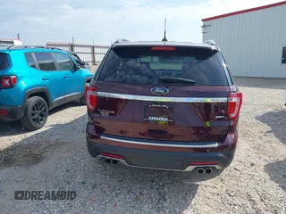 2018 Ford Explorer Platinum with VIN 1FM5K8HT7JGA52887, listed as a IAAI auction lot 40377025 with 92,577 mi miles. Bid and sale history available at carsss.com. Image 17.