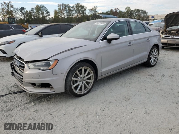 2015 Audi A3 2.0 TDI Premium Plus with VIN WAUCJGFF0F1043994, listed as a Copart auction lot 74427644 with 99,009 mi miles and Clean Title. Bid and sale history available at carsss.com. Image 1.