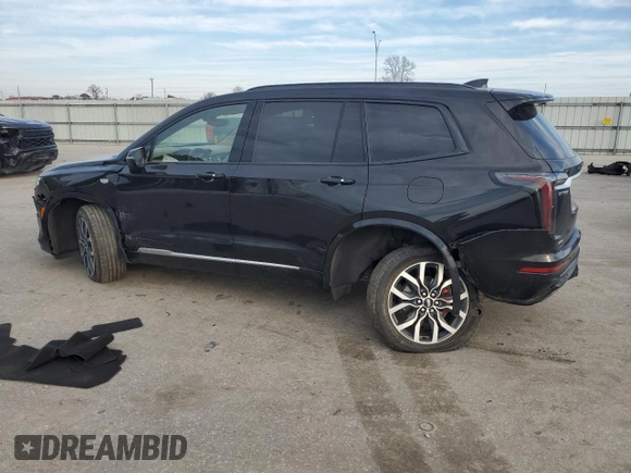 2023 Cadillac XT6 AWD Sport with VIN 1GYKPHRS3PZ150630, listed as a Copart auction lot 43557595 with 54,299 mi miles and Salvage title. Bid and sale history available at DreamBid. Image 2.