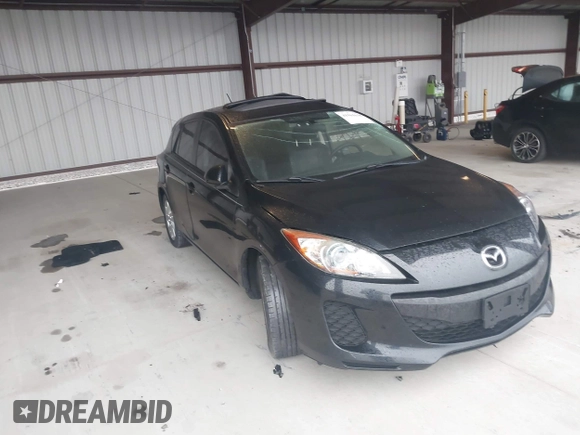 2012 Mazda 3 i Grand Touring with VIN JM1BL1M82C1638304, listed as a IAAI auction lot 41961638 with 110,321 mi miles and . Bid and sale history available at DreamBid. Image 1.