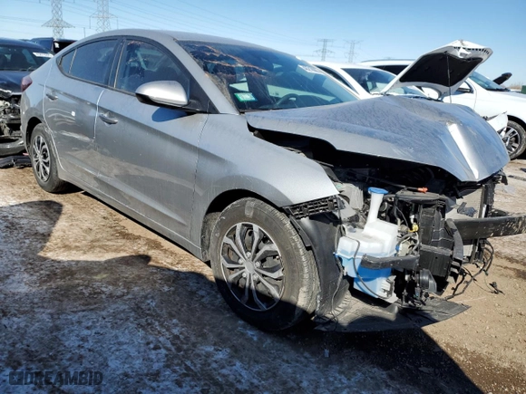 2020 Hyundai Elantra SE with VIN 5NPD74LF6LH594296, listed as a Copart auction lot 46218865 with 21,590 mi miles and Salvage Title. Bid and sale history available at carsss.com. Image 4.