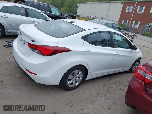 2016 Hyundai Elantra SE with VIN 5NPDH4AE1GH742724, listed as a IAAI auction lot 42292433 with 47,017 mi miles and . Bid and sale history available at DreamBid. Image 13.