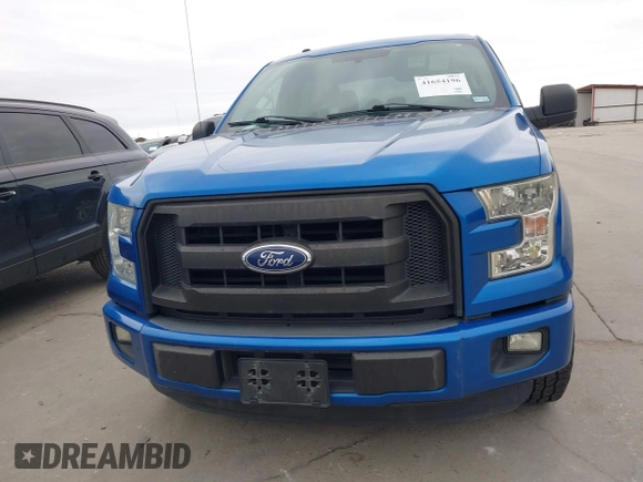 2015 Ford F-150 XL with VIN 1FTEW1CP2FKF15498, listed as a IAAI auction lot 41654196 with 103,200 mi miles. Bid and sale history available at carsss.com. Image 12.