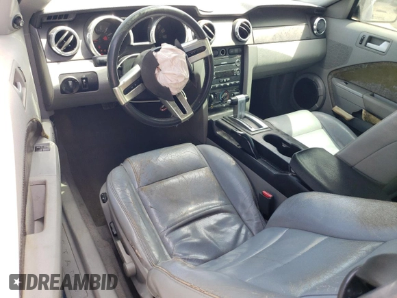 2008 Ford Mustang Deluxe with VIN 1ZVHT80N285191064, listed as a Copart auction lot 57862245 with 208,768 mi miles and Salvage title. Bid and sale history available at DreamBid. Image 8.