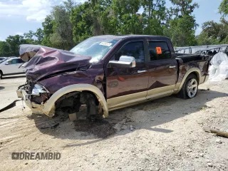 2012 Ram 1500 Laramie Longhorn with VIN 1C6RD7PT1CS147710, listed as a Copart auction lot 54324575 with 406,845 mi miles and Salvage title. Bid and sale history available at DreamBid. Image 1.