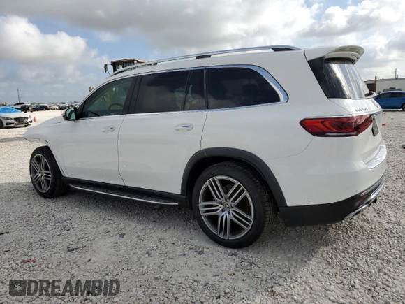2021 Mercedes-Benz GLS 450 with VIN 4JGFF5KE1MA390679, listed as a Copart auction lot 61058304 with 29,914 mi miles and Salvage Title. Bid and sale history available at DreamBid. Image 2.