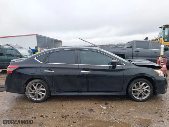 2013 Nissan Sentra SR with VIN 3N1AB7AP0DL648596, listed as a IAAI auction lot 41543087 with 149,614 mi miles. Bid and sale history available at carsss.com. Image 14.