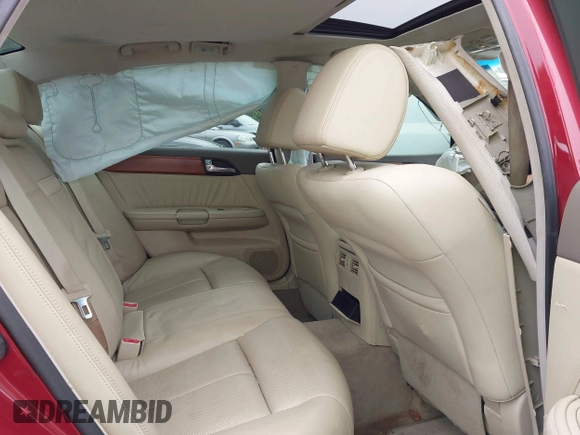 2006 Infiniti M Sport z VIN JNKAY01E76M104833, wystawiony jako IAAI lot #42276795 z przebiegiem 196 550 mil mil oraz . Historia ofert i sprzedaży dostępna na DreamBid. Obrazek 8.