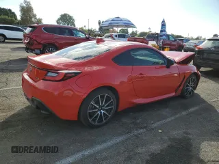 2023 Toyota GR86 with VIN JF1ZNBC11P8759329, listed as a Copart auction lot 80328044 with 10,616 mi miles and Salvage Title. Bid and sale history available at carsss.com. Image 3.
