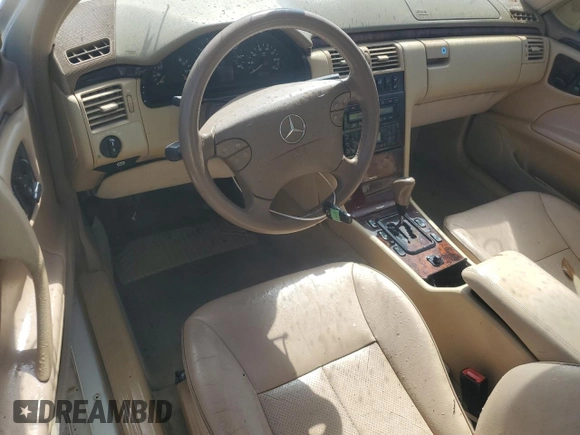 2001 Mercedes-Benz E-Class with VIN WDBJH65J31B287677, listed as a Copart auction lot 76776204 with 0 mi miles and Non Repairable. Bid and sale history available at carsss.com. Image 8.