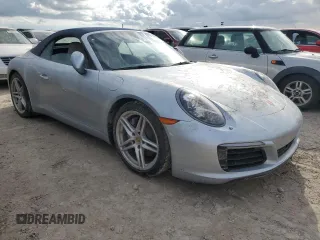 2017 Porsche 911 Carrera with VIN WP0CA2A95HS142279, listed as a Copart auction lot 75122654 with Not Provided miles and Salvage Title. Bid and sale history available at DreamBid. Image 4.