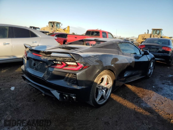 2020 Chevrolet Corvette 3LT with VIN 1G1Y83D40L5119127, listed as a Copart auction lot 88551275 with 9,148 mi miles and Salvage Title. Bid and sale history available at carsss.com. Image 3.