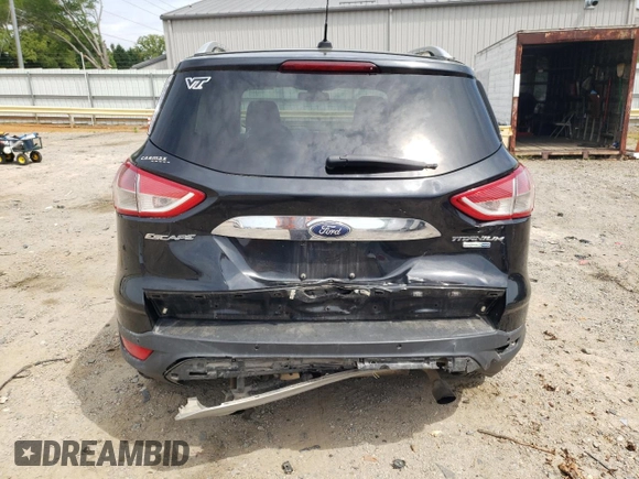 2014 Ford Escape Titanium with VIN 1FMCU9J90EUE04866, listed as a Copart auction lot 54182455 with 202,066 mi miles and Salvage Title. Bid and sale history available at carsss.com. Image 6.