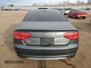 2014 Audi S8 with VIN WAUD2AFD0EN004276, listed as a Copart auction lot 84503204 with 58,919 mi miles and Salvage Title. Bid and sale history available at carsss.com. Image 6.