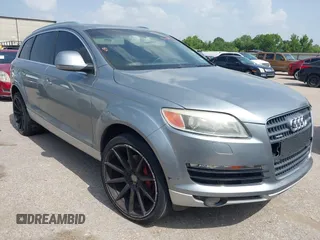 2007 Audi Q7 Premium with VIN WA1BV74L17D072586, listed as a IAAI auction lot 42630311 with 131,760 mi miles and . Bid and sale history available at DreamBid. Image 1.