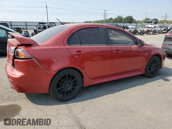2015 Mitsubishi Lancer ES with VIN JA32U2FU2FU008586, listed as a Copart auction lot 70018914 with 129,990 mi miles and Salvage Title. Bid and sale history available at carsss.com. Image 3.