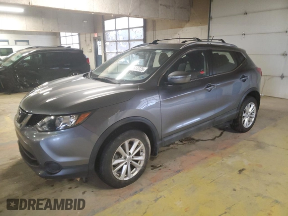2018 Nissan Rogue Sport SV with VIN JN1BJ1CP0JW188606, listed as a Copart auction lot 47612735 with 65,455 mi miles and Salvage Title. Bid and sale history available at carsss.com. Image 1.