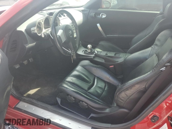 2005 Nissan 350Z Touring with VIN JN1AZ36A45M758356, listed as a Copart auction lot 54185795 with 83,134 mi miles and Salvage Title. Bid and sale history available at carsss.com. Image 7.