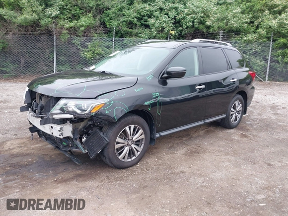 2018 Nissan Pathfinder SL with VIN 5N1DR2MM7JC675369, listed as a IAAI auction lot 42190663 with 60,006 mi miles and . Bid and sale history available at DreamBid. Image 18.