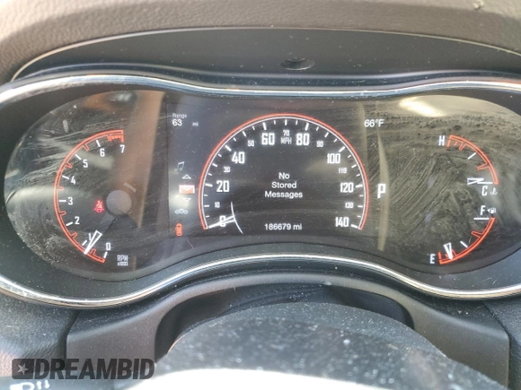 2016 Dodge Durango Limited with VIN 1C4RDHDG1GC361246, listed as a Copart auction lot 46374835 with 186,679 mi miles and Salvage Title. Bid and sale history available at carsss.com. Image 9.