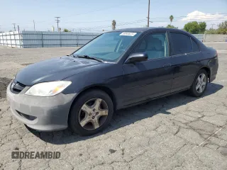 2004 Honda Civic EX z VIN 2HGES26764H522392, wystawiony jako Copart lot #59993625 z przebiegiem 214 185 mil mil oraz Czysty tytuł • Clean title. Historia ofert i sprzedaży dostępna na DreamBid. Obrazek 1.