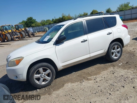 2008 Toyota RAV4 with VIN JTMZD35V685106744, listed as a IAAI auction lot 41960434 with 218,671 mi miles. Bid and sale history available at carsss.com. Image 2.