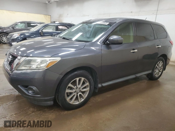 2014 Nissan Pathfinder Platinum with VIN 5N1AR2MN2EC670680, listed as a Copart auction lot 58600635 with 152,919 mi miles and Clean title. Bid and sale history available at DreamBid. Image 1.
