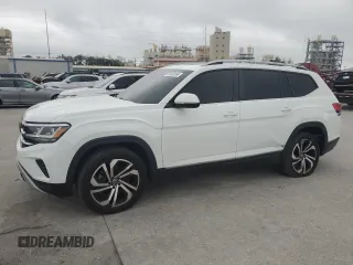 2022 Volkswagen Atlas SEL with VIN 1V2BP2CA2NC517941, listed as a Copart auction lot 80081904 with 51,766 mi miles and Salvage title. Bid and sale history available at DreamBid. Image 1.