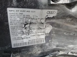 2022 Audi Q7 Komfort with VIN WA1BXBF78ND007843, listed as a Copart auction lot 77568464 with 44,041 mi miles and Salvage Title. Bid and sale history available at carsss.com. Image 13.