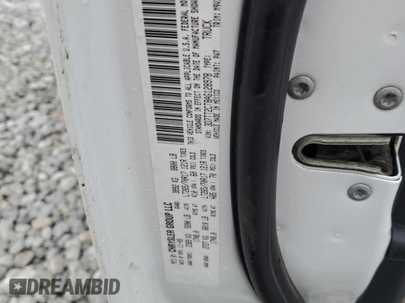 2010 Dodge 2500 Power Wagon with VIN 3D7TT2CT8AG128978, listed as a Copart auction lot 83987944 with 129,526 mi miles and Salvage Title. Bid and sale history available at DreamBid. Image 15.