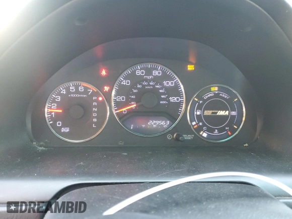 2005 Honda Civic with VIN JHMES96655S026250, listed as a Copart auction lot 46291235 with 229,563 mi miles and Clean Title. Bid and sale history available at DreamBid. Image 9.