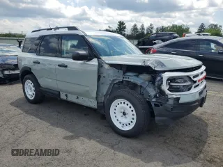 2023 Ford Bronco Sport Heritage with VIN 3FMCR9G61PRE28313, listed as a Copart auction lot 61814515 with 15,167 mi miles and Salvage title. Bid and sale history available at DreamBid. Image 4.