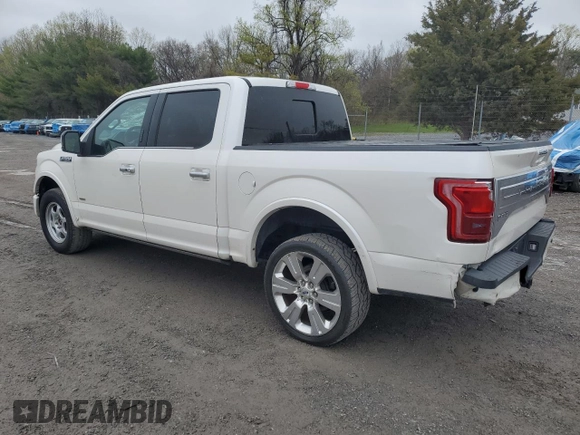 2017 Ford F-150 XL with VIN 1FTEW1EG0HFA91988, listed as a Copart auction lot 52924075 with 153,836 mi miles and Clean Title. Bid and sale history available at carsss.com. Image 2.