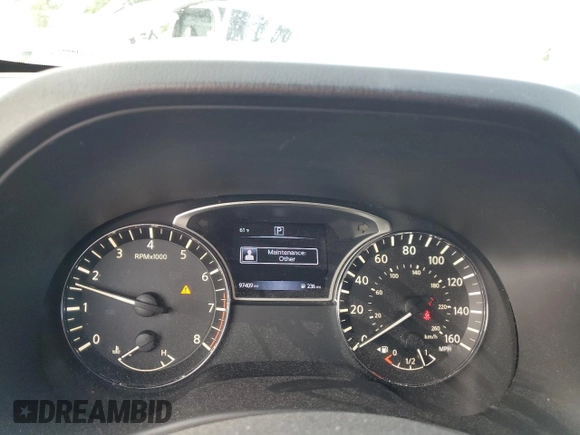 2016 Nissan Pathfinder SV with VIN 5N1AR2MNXGC618121, listed as a Copart auction lot 49556115 with 97,409 mi miles and Salvage Title. Bid and sale history available at carsss.com. Image 9.