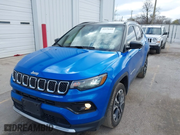 2023 Jeep Compass Limited with VIN 3C4NJDCN9PT519336, listed as a IAAI auction lot 41978460 with 35,272 mi miles and . Bid and sale history available at DreamBid. Image 17.