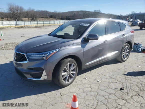 2019 Acura RDX w/Technology Pkg with VIN 5J8TC1H5XKL015893, listed as a Copart auction lot 43321525 with 28,339 mi miles and Salvage Title. Bid and sale history available at carsss.com. Image 1.