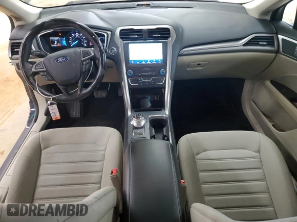 2020 Ford Fusion SE with VIN 3FA6P0HD7LR167429, listed as a Copart auction lot 48661195 with 54,170 mi miles and Salvage Title. Bid and sale history available at carsss.com. Image 8.