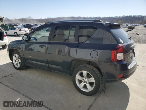 2014 Jeep Compass Latitude with VIN 1C4NJDEB8ED530267, listed as a Copart auction lot 49358905 with 184,965 mi miles and Salvage Title. Bid and sale history available at DreamBid. Image 2.