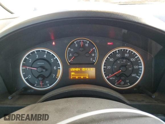 2012 Nissan Titan SV with VIN 1N6BA0ED5CN302776, listed as a Copart auction lot 55096625 with 128,484 mi miles and Salvage title. Bid and sale history available at DreamBid. Image 9.