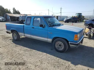 1992 Ford Ranger with VIN 1FTCR14X9NPA40821, listed as a Copart auction lot 53083745 with 63,198 mi miles and Salvage title. Bid and sale history available at DreamBid. Image 4.