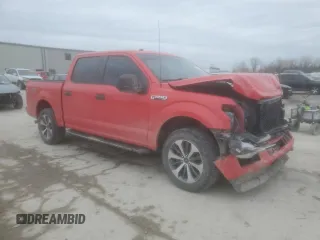 2019 Ford F-150 XL with VIN 1FTEW1EPXKKE14569, listed as a Copart auction lot 44367875 with 145,422 mi miles and Salvage Title. Bid and sale history available at carsss.com. Image 4.