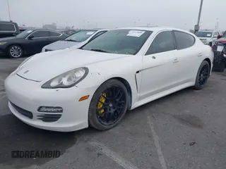 2012 Porsche Panamera with VIN WP0AA2A70CL013973, listed as a IAAI auction lot 41675608 with 108,223 mi miles and . Bid and sale history available at DreamBid. Image 2.