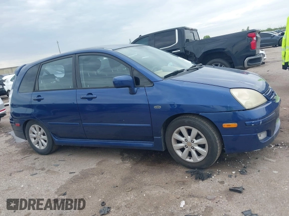 2005 Suzuki Aerio SX with VIN JS2RC61H555303720, listed as a IAAI auction lot 41911707 with 138,286 mi miles and . Bid and sale history available at DreamBid. Image 13.