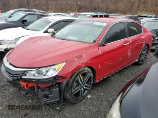 2017 Honda Accord Sedan Sport with VIN 1HGCR2F54HA278845, listed as a Copart auction lot 49797705 with 117,852 mi miles and Salvage Title. Bid and sale history available at carsss.com. Image 1.