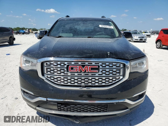 2017 GMC Acadia Denali with VIN 1GKKNPLS7HZ227391, listed as a Copart auction lot 50904195 with 64,107 mi miles and Salvage title. Bid and sale history available at DreamBid. Image 5.