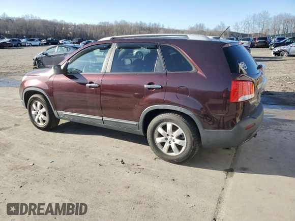 2013 Kia Sorento LX with VIN 5XYKT3A63DG361839, listed as a Copart auction lot 49459425 with Not provided miles and Salvage title. Bid and sale history available at DreamBid. Image 2.