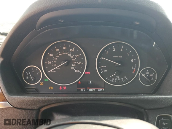 2013 BMW 3 Series 328i xDrive with VIN WBA3B3C56DF531364, listed as a Copart auction lot 55522505 with 134,622 mi miles and Clean title. Bid and sale history available at DreamBid. Image 7.