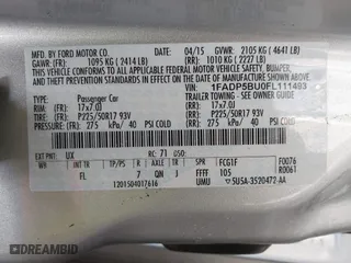 2015 Ford C-Max Hybrid SEL with VIN 1FADP5BU0FL111493, listed as a IAAI auction lot 40675780 with 99,891 mi miles. Bid and sale history available at carsss.com. Image 9.